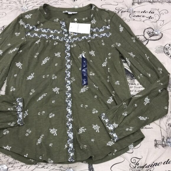 Lucky Brand Printed Knit Shirt - Picture 3 of 5